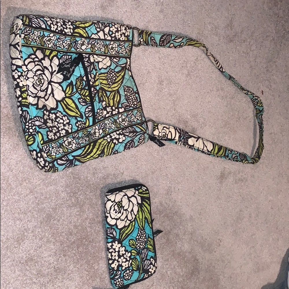 Vera Bradley Purse and Wallet Set